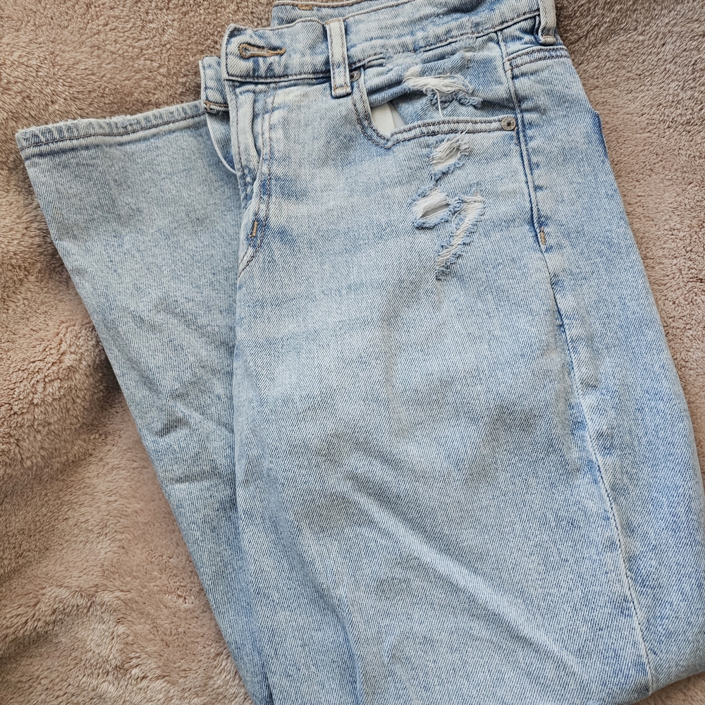 Light Blue Distressed Jeans